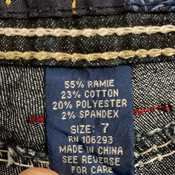 ANGELS DENIM SHORTS WOMENS SIZE 7 - Picture 2 of 3